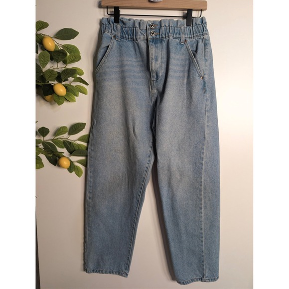 Forever 21 Denim - Forever 21 Paper Bag Denim Jeaens Sz M (Stretchy Waist)